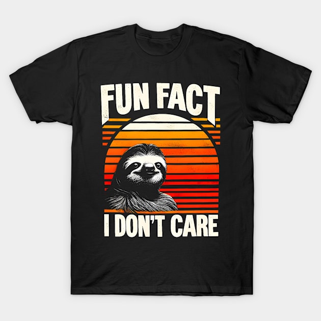 Slothful Sunrise Sarcasm T-Shirt by FreshIdea8